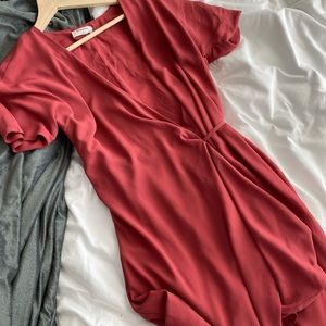 Babaton Aritzia Wrap Dress